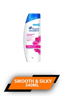 H&s Smooth & Silky 340ml